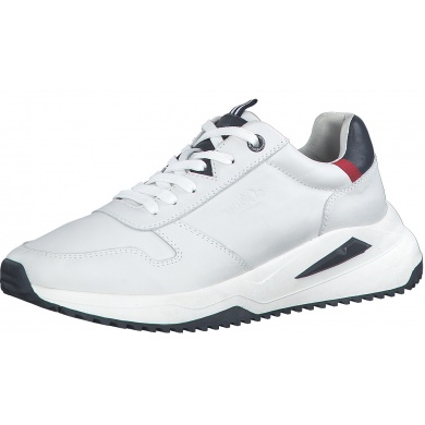 s.Oliver Sneaker 5-13609-38-805 with Soft Foam - Leather - white Men